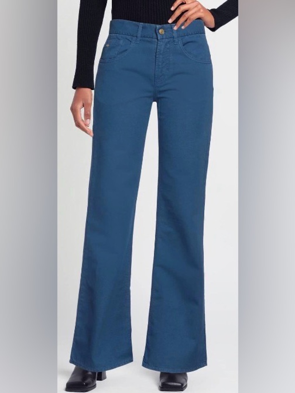 Missoni Lux Deep Ocean Blue Flared Jeans: Size 31 (10-12)
